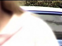 Raunchy hidden cams fuck from lewd couple in the car