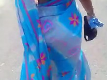 Indian Aunty Ass in Saree