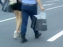 High heeels in Ukraine 13 green stilettos - Stabilized