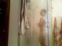 sweet babe take a shower