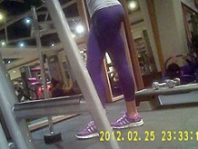 Gym Girl in spandex tight-2