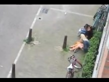 People having sex on the street (The Netherlands).