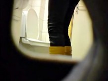 Blonde amateur teen toilet pussy ass hidden spy cam voyeur 7