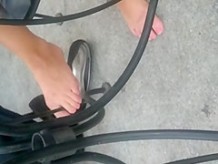 coworkers feet