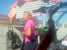 Mostrando la tanga en Mexico #04