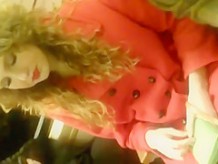 red llipstick