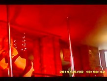 Hidden striptease camera