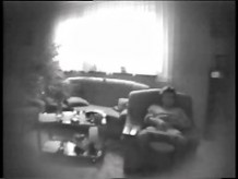 Spycam caught my mother masturbating in living room