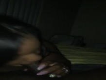 BBW Ebony gives BBC Blowjob