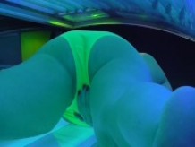 HIDDEN CAM CAUGHT MASTURBATION PUBLIC SOLARIUM HUGE ASS