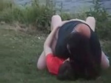 Chubby 20yr old Fucking at the Lake