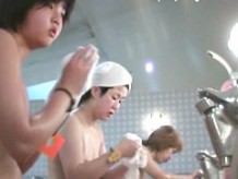 Japanese Bath House Hidden Cam!