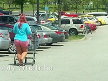 Thick Thighs White Booty in Shorts