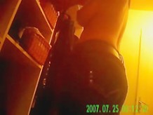 friend changing in her bedroom