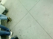 Ligandome a una nalgona del metro