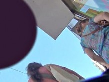 Upskirt Voyeur Another Bigbutt Girl in Thong