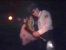 male dancer strips woman on stage