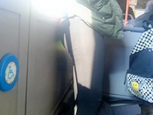 spy sexy teens legs in bus romanian