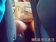 talk woman gets bus panty slip