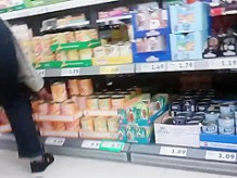 Ass in supermarket