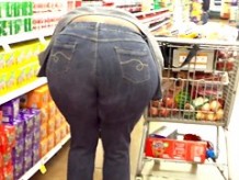 Massive Black Ass Bending Over Gettin Soda.