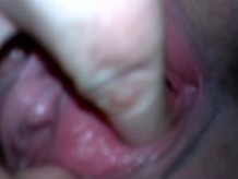 tonguing the wetness