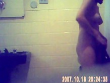 In and out of the shower