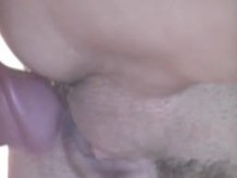 sex, cum and pee in pussy, extreme closeup