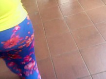 Chola Ricota leggins Floreados Transaparencia Calzon