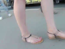 Hot candid upskirt vid show amazing flabby ass