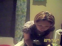 Peeping on my sister in the toilet