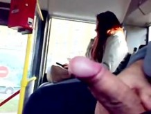 in bus masturbation