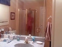 wife in the shower