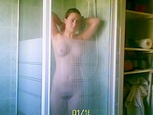 Blonde Teen Shower Multiple Angles