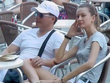 Confused girl got a terrific body