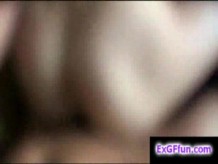 Novia rubia follada duro en POV casero