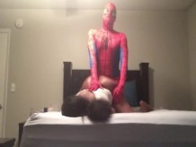 Hombre araña se folla a Big Booty Ebony