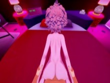 Mina Ashido es follada POV al estilo perrito y recibe creampie - My Hero Academia Hentai.