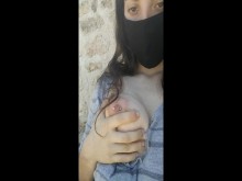 amateur intermitente tetas en calle