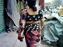 increíble desi tía caminar