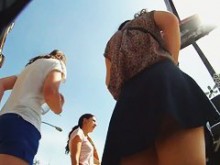 Real chica upskirt voyeur video