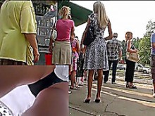 Un upskirt más caliente que uno más