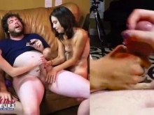 Jamie Litton y Piper se divirtieron mucho jugando con esa polla