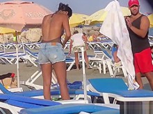 Bikini Cameltoe Milf Playa Vídeo HD