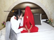 Primera luna de miel romántica después del matrimonio - Sexo en pareja india