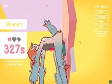 ODYMOS LGBT Hentai Game & RSQB; EP.2 Follando la lámpara de techo como enchufe anal