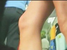 Uno de los mejores videos de upskirt (falsos) que he visto