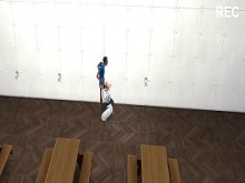 Voyeur Life 2 - Lady Lady Sucking a Student Dick después de la escuela en Cam