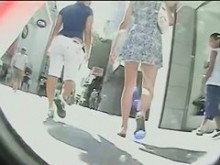 Impresionante cinta de upskirt (falsa) que hice el otro día