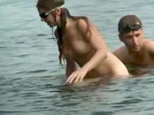 Sexo en la playa.  Video 243